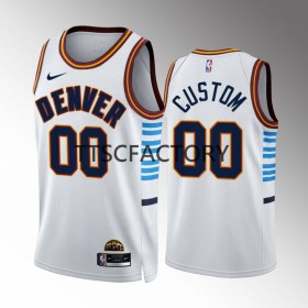 Dres Denver Nuggets Prilagođeni Nike 2022-23 City Edition Plava Swingman - Muške